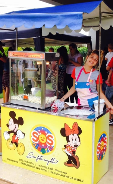 Pipoca no evento